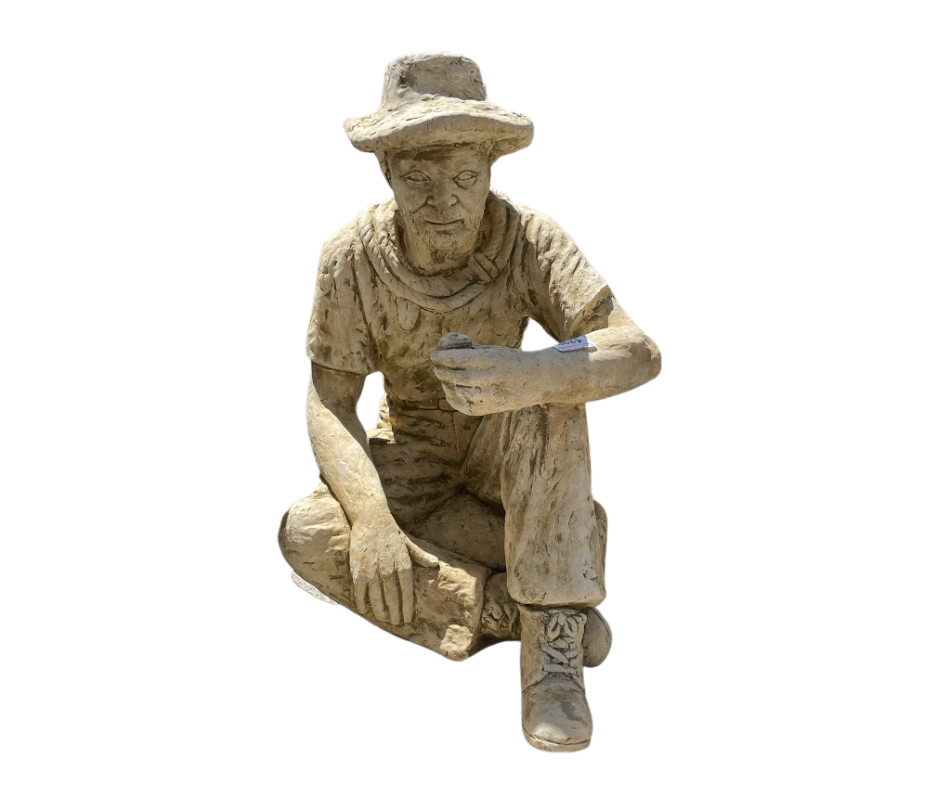 Swagman Statue Statue Sandstone 
