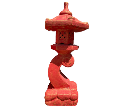 Dungkluk Lantern Statue Sanngar Budaya Red Gold 