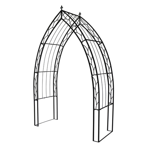 Garden Arch - Cathedral - Black Furniture  