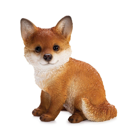 Freddy Fox Cub Sitting Figurine Statue  