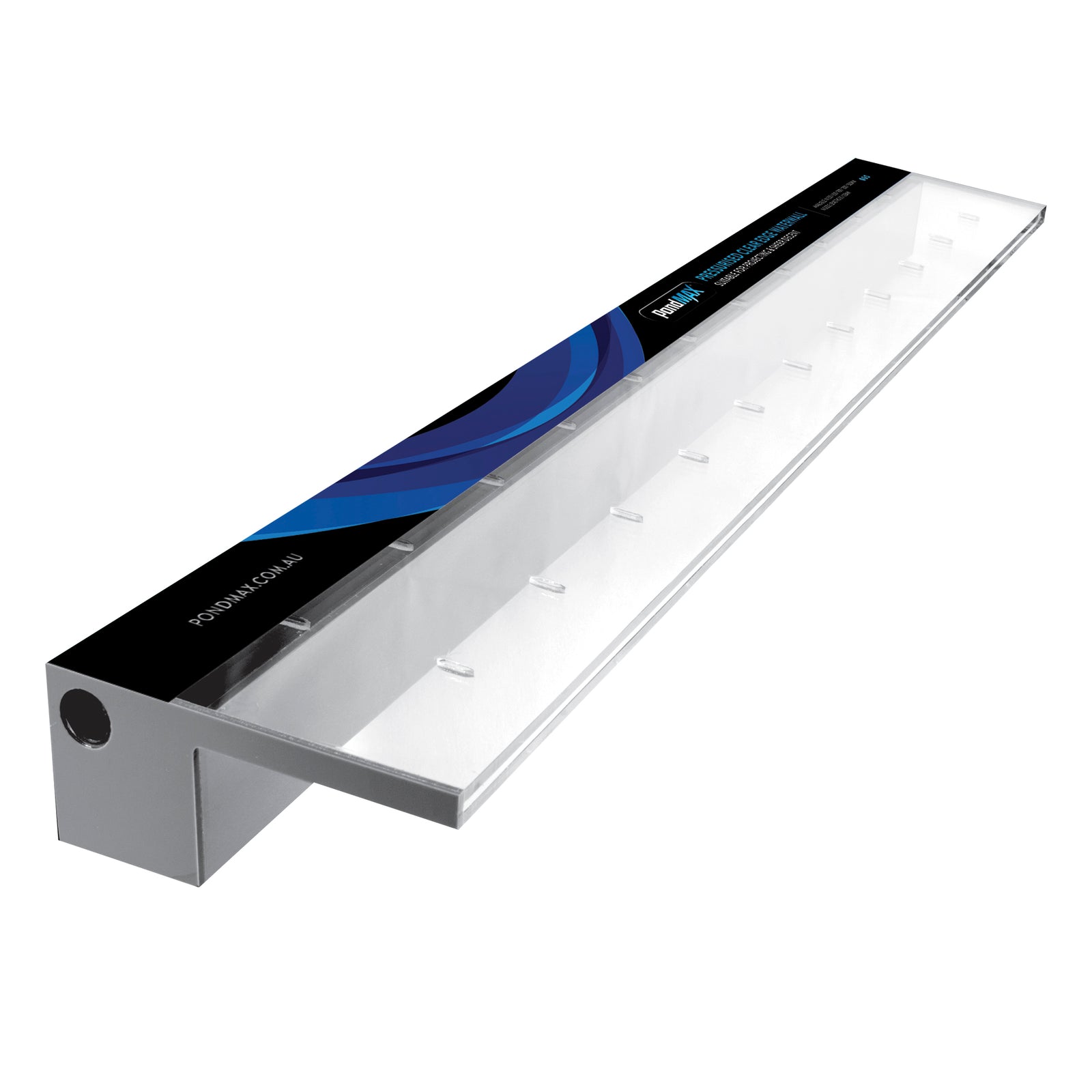 PondMAX Acrylic Waterwall - 125mm Lip 1500mm Bottom Entry Accessory  