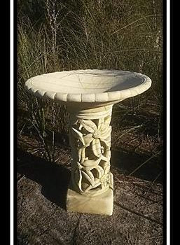Flower Birdbath