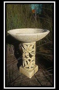 Flower Birdbath (Zen Lid) Bird Bath  