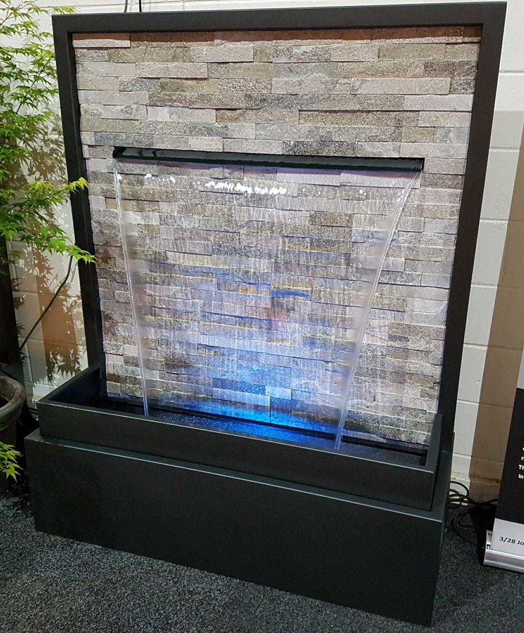 Anahita Wall Water Feature Water Feature W1220mm x H1520mm x D470mm Bisque