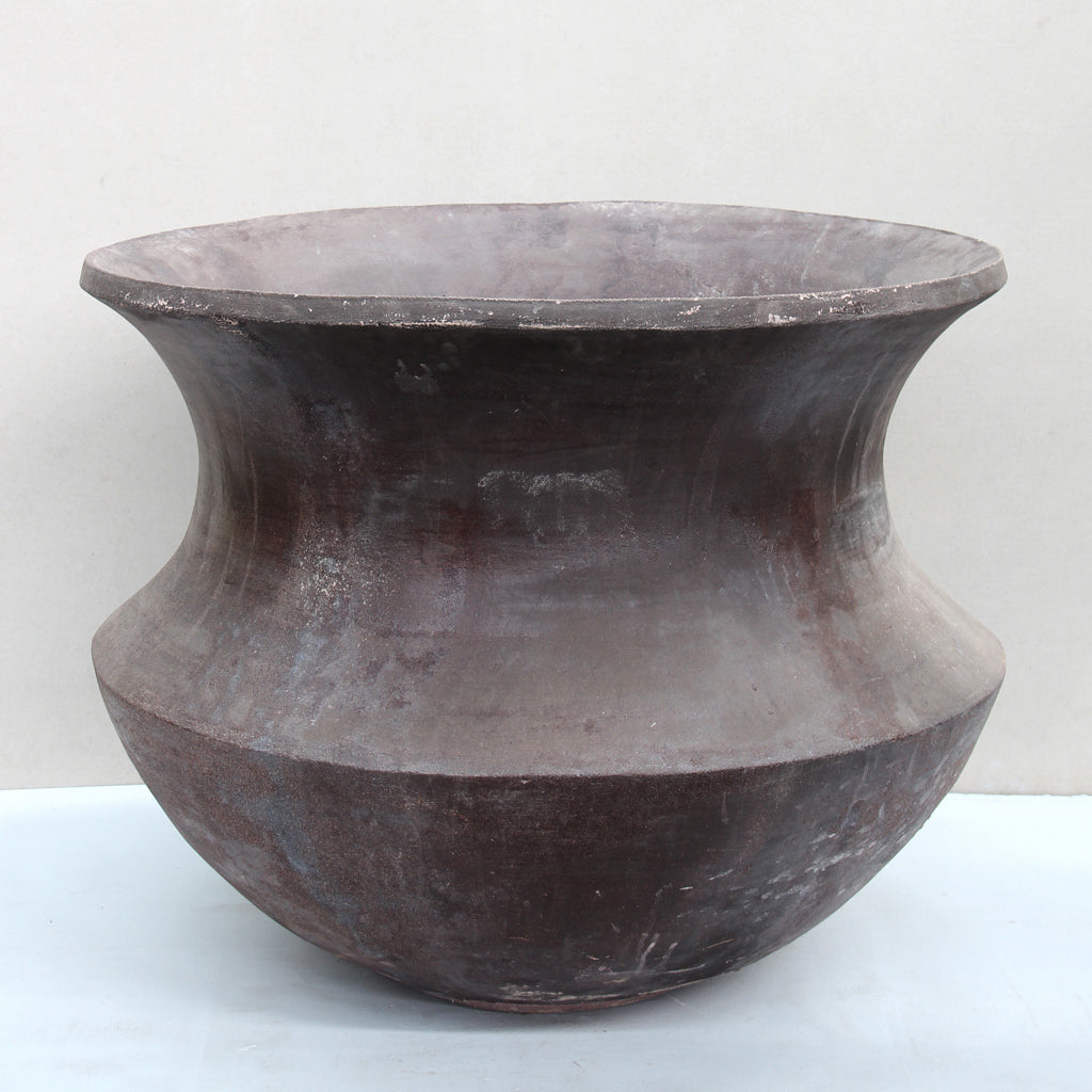 Thai Limestone Large Cauldron Pot Copper 