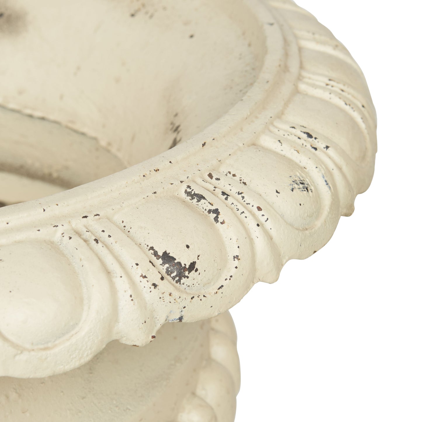Cast Iron Tuscan Urn & Pedestal