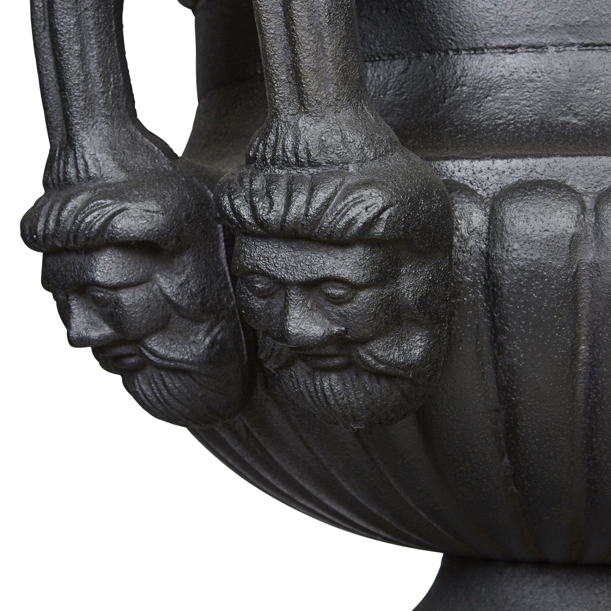 Cast Iron Dorchester Urn & Pedestal Urn and Pedestal  