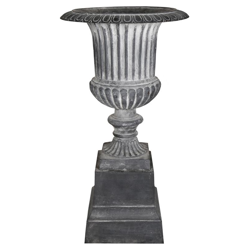 Venetian Fluted Urn and Pedestal