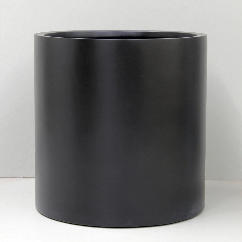 Drum Pot Pot D26cm x H23cm Black