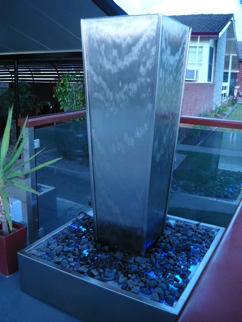Orion Column Water Feature Water Feature Tapered (W90 x D90 x H143cm) 