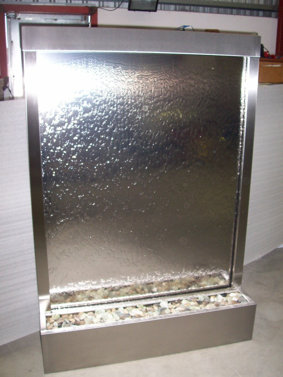 Alethia Water Wall Fountain with flash
