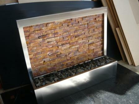 Caspian Water Wall Feature Water Feature W1220mm x H1100mm x D360mm Bisque