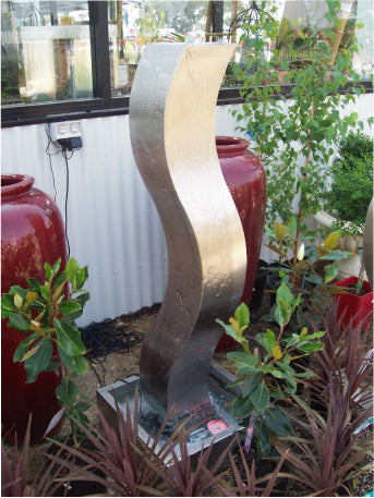 Orion Column Water Feature Water Feature Medium S (W70 x D70 x H157cm) 