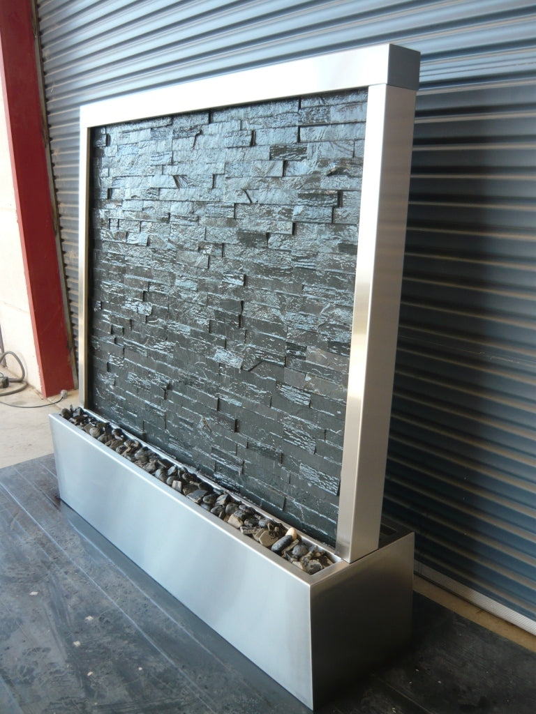 Caspian Water Wall Feature Water Feature W1225mm x H1510mm x D350mm Bisque