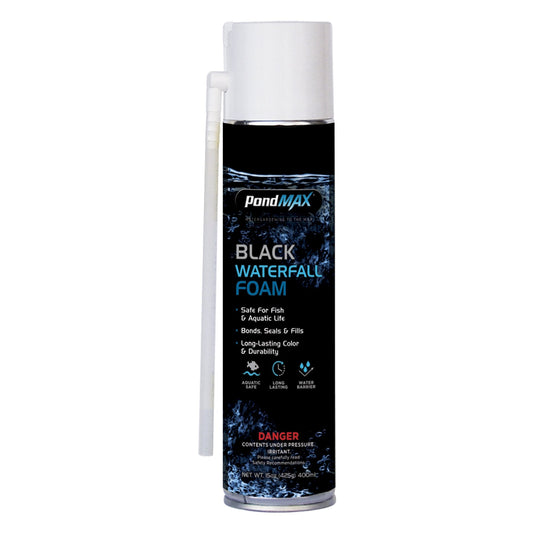PondMAX Black Waterfall Foam 330ml Miscellaneous
