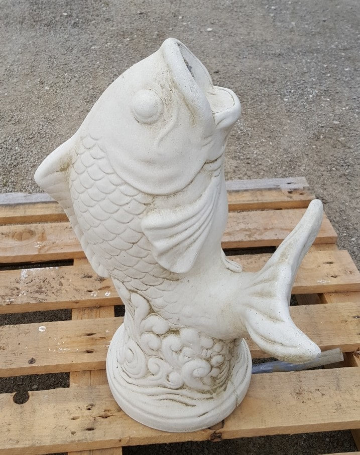 Large Coy Fountain Top Piece  