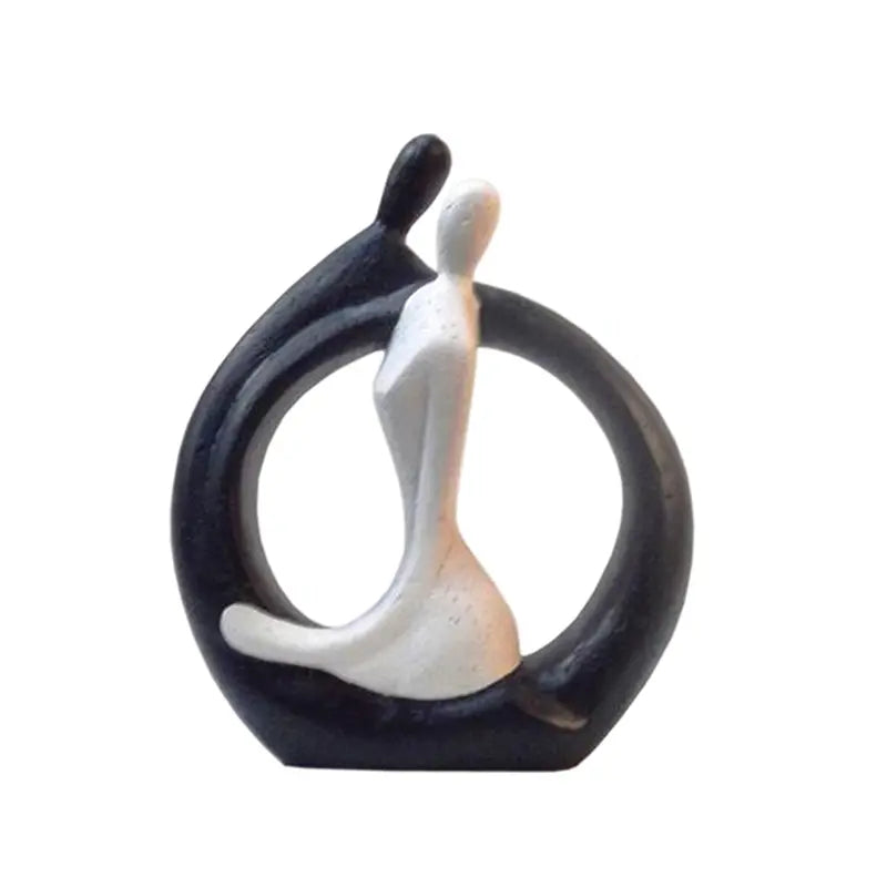 Eternity Couple Ring Statue Statue  