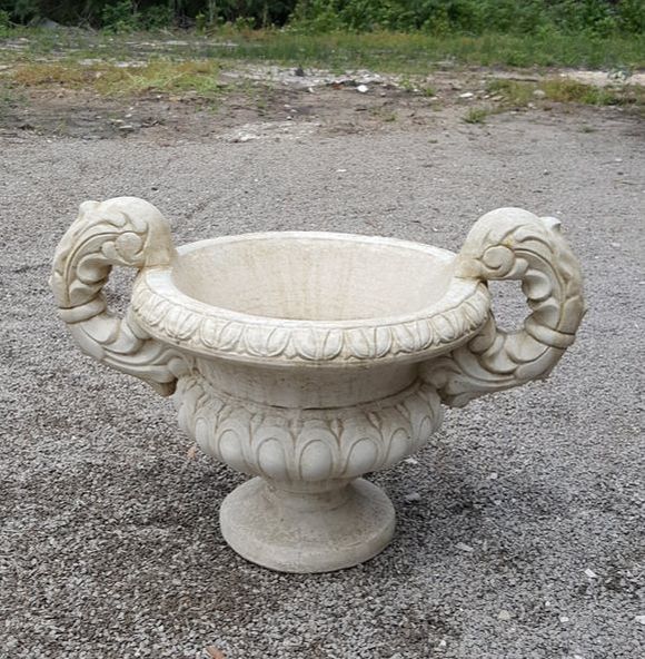 Roman Urn with Open Handles Urn  