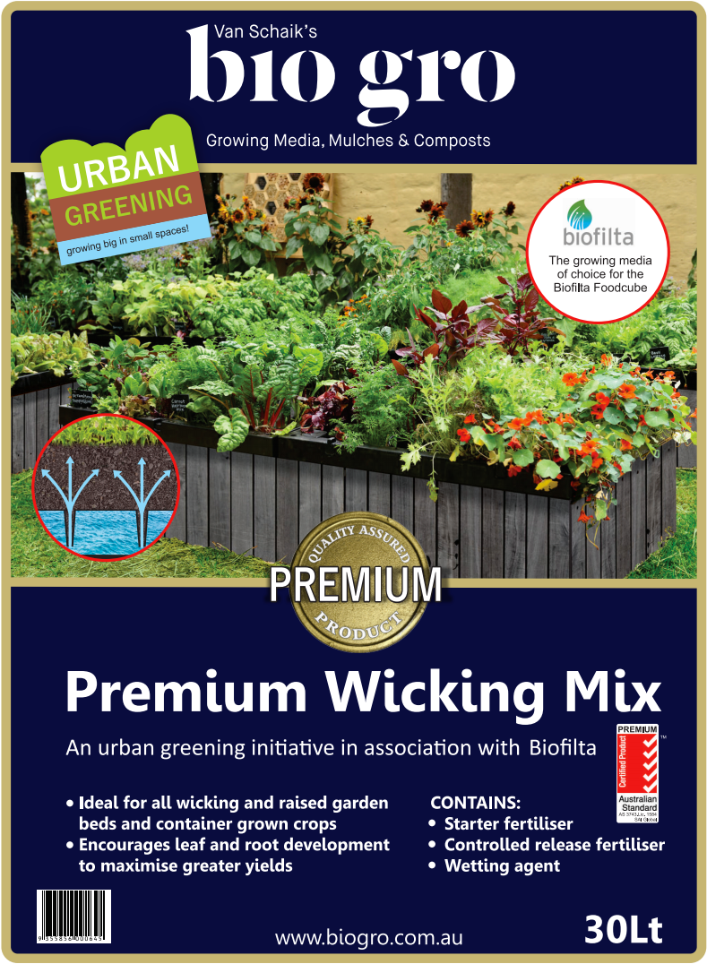 Bio Gro Premium Wicking Mix 30Lt Potting Mix  