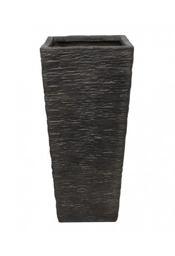 Tall Tapered Rockwall Squares Pot  