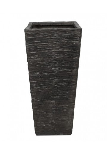 Tall Tapered Rockwall Squares Pot  