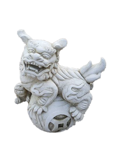 Small Chinese Dog Statue Right 