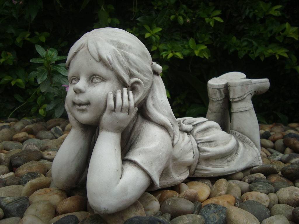 Thinking Girl Statue