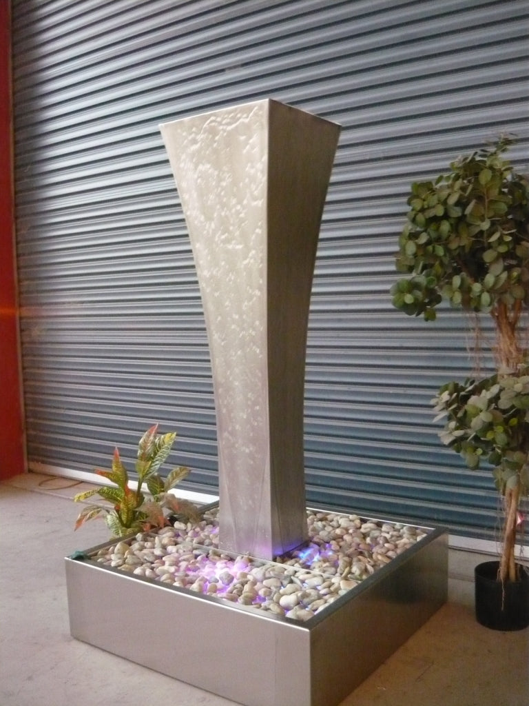 Orion Column Water Feature Water Feature Diminishing (W70 x D70 x H138cm) 